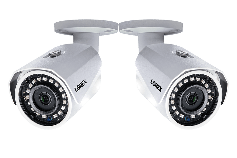 1080p HD Weatherproof Night-Vision Security Cameras (2-pack)