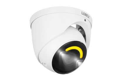 Lorex 4K+ 12MP 16 Camera Capable (8 Wired + 8 Fusion Wi-Fi ) 2TB Wired NVR System with Smart Security Lighting Dome Cameras