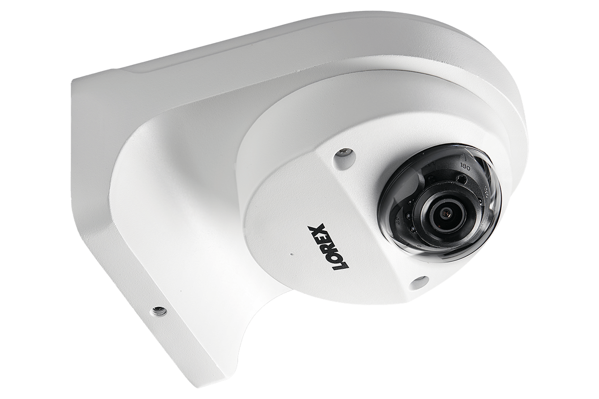 Mini Audio HD IP 2K Metal Dome Security Camera, 150ft Color Night Vision