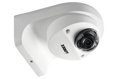 Mini Audio HD IP 2K Metal Dome Security Camera, 150ft Color Night Vision