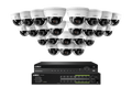 Lorex Elite Series 4K 32 Camera Capable 6TB Wired NVR System with 4MP (2K) A4 IP Dome Cameras
