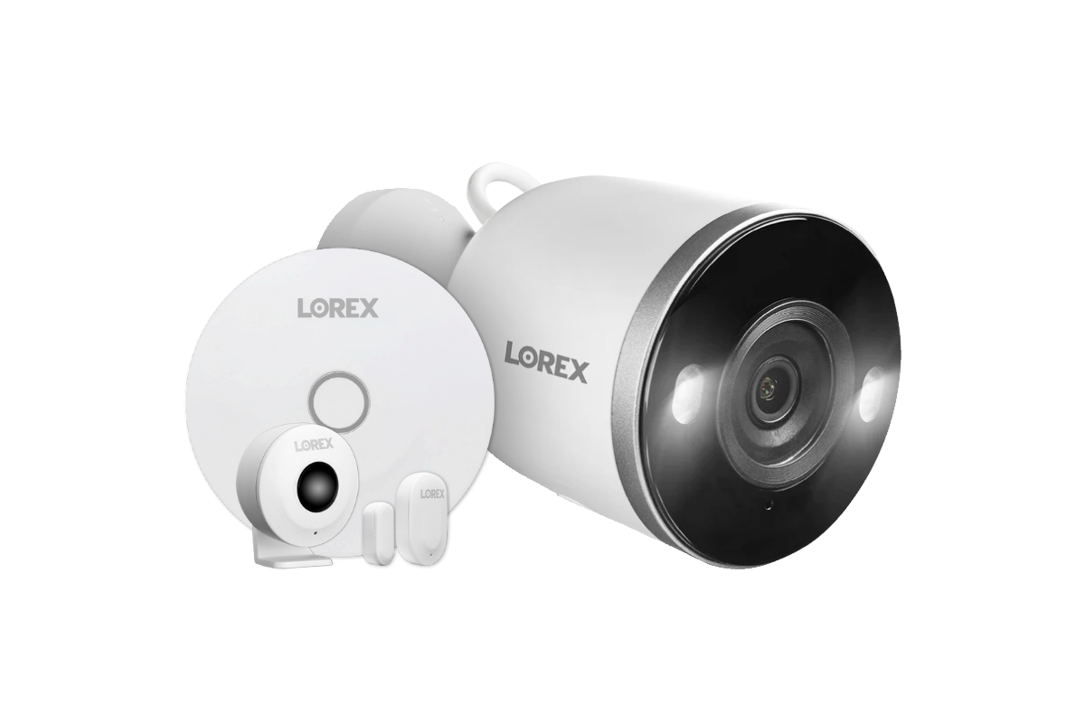 2K Spotlight Wi-Fi Security Camera Plus Sensor Kit