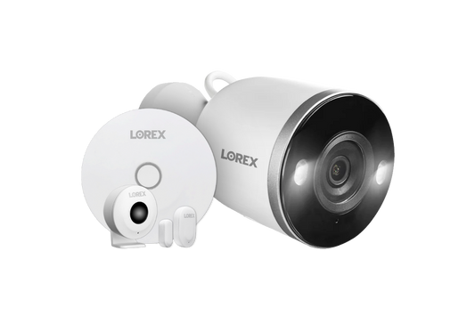 2K Spotlight Wi-Fi Security Camera Plus Sensor Kit