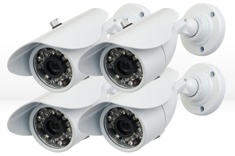Surveillance cameras 60ft Night vision (4 pack)
