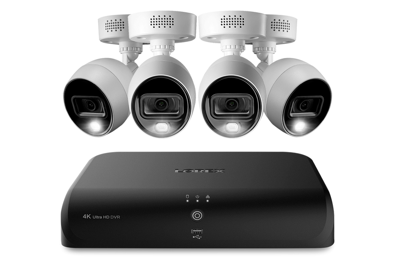 Lorex 16 channel 4k uhd dvr surveillance system online with 3tb hdd and 12 4k active deterrence cameras