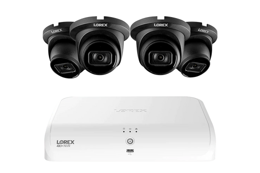 Lorex Fusion Series 4K+ 16 Channel (8 Wired + 8 Fusion Wi-Fi) 2TB Wired System with A14 Wired 4K IP Dome Cameras - Black 4