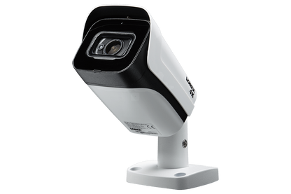 4K (8MP) Ultra HD Outdoor Metal Security Cameras with Audio & 150ft Color Night Vision (2-Pack)