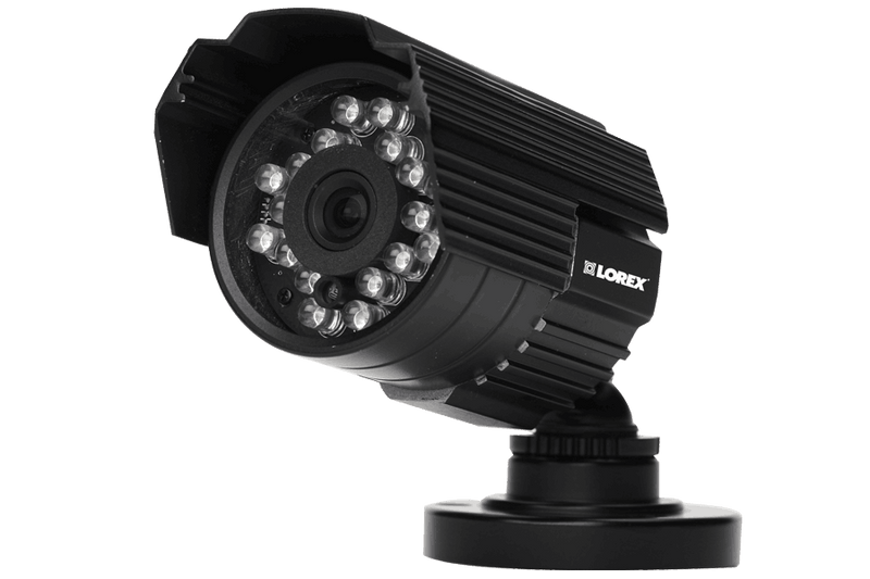 Super resolution security camera with audio