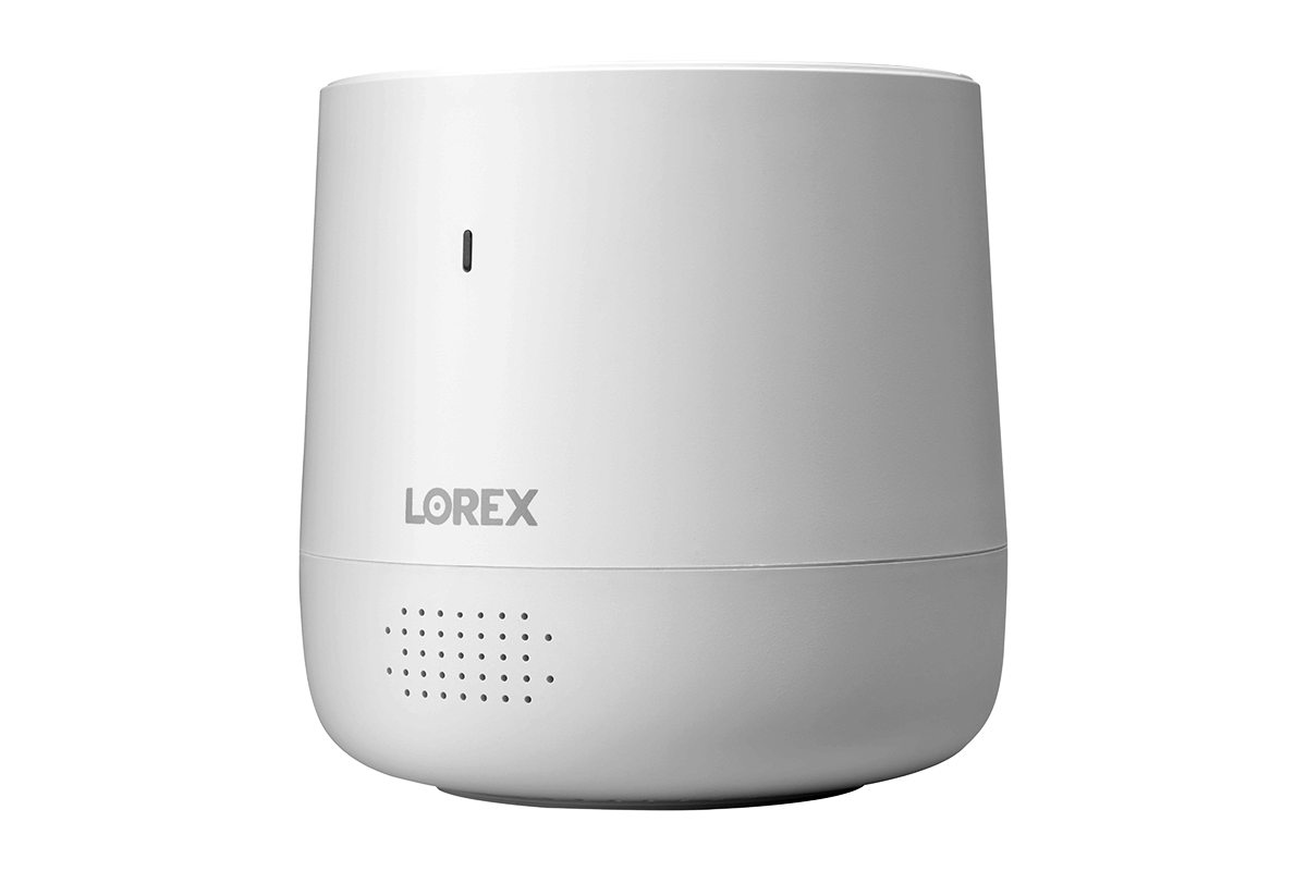 Lorex Smart Home Security Center with 2K Wire-Free Cameras, Two 2K Indoor Wi-Fi Security Cameras and Range Extender