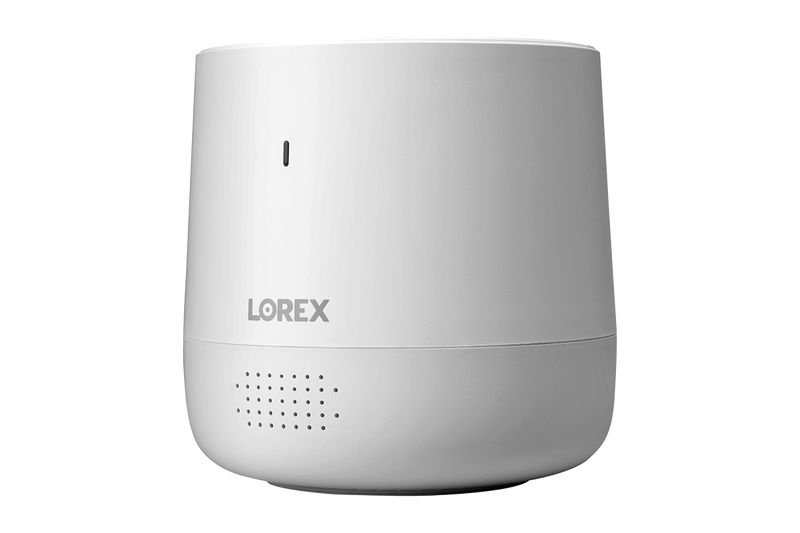 Lorex Smart Home Security Center with 2K Wire-Free Cameras, Two 2K Indoor Wi-Fi Security Cameras and Range Extender