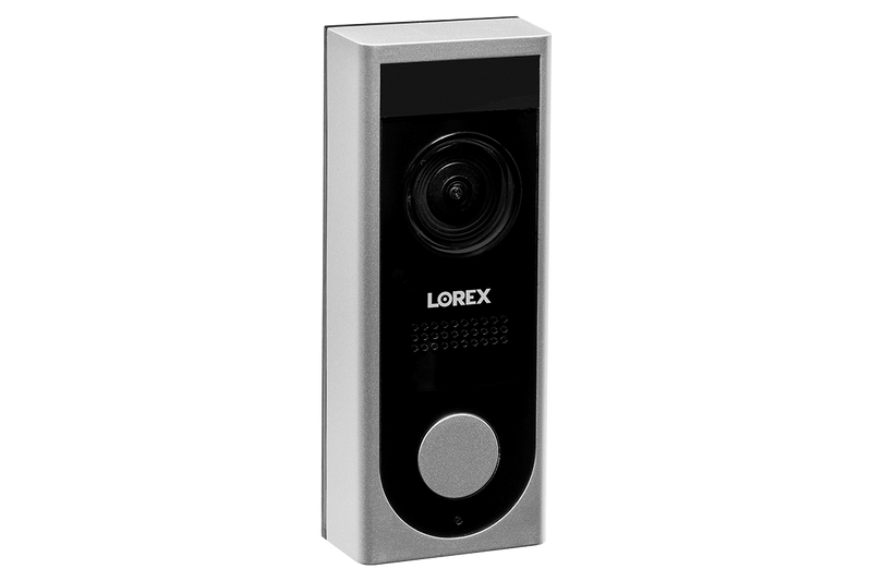 Lorex Smart Home Security Center with Two 1080p Outdoor Wi-Fi Cameras and HD Video Doorbell