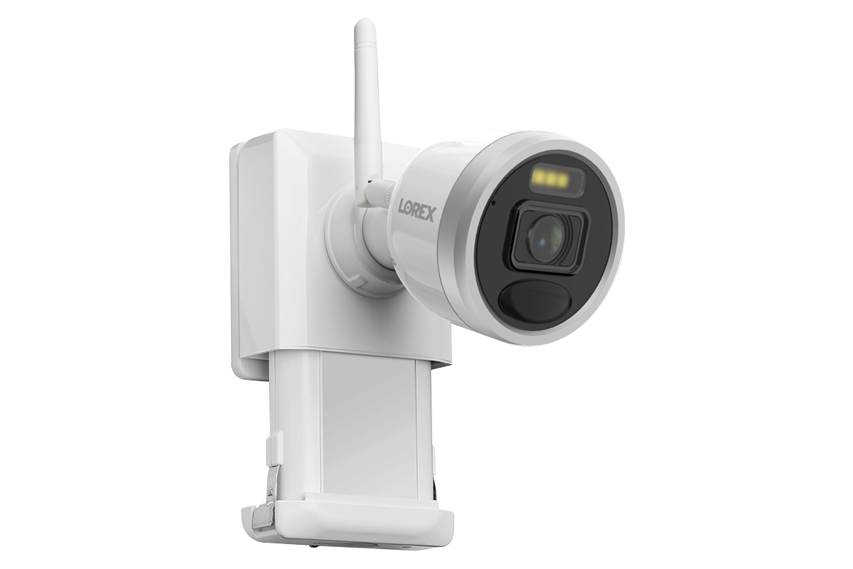 1080p HD Wire-Free Security System with 2 Battery-Operated Active Deterrence Cameras and Person Detection