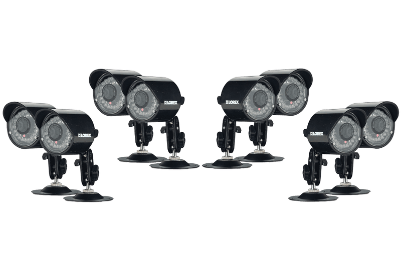 Complete DVR security camera system with outside security cameras ECO+ 16ch LED series