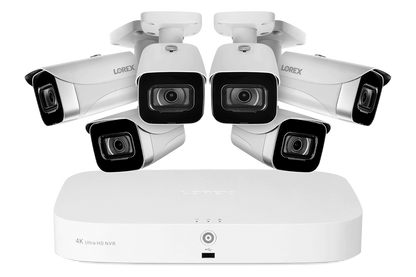 Lorex Fusion 4K 16-Camera Capable (8 Wired + 8 Wi-Fi) 2TB NVR System with Bullet Cameras - White 6