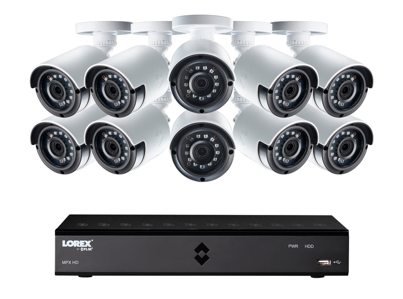 HD Security Camera System with ten 1080p Bullet Cameras & Lorex Cirrus Connectivity