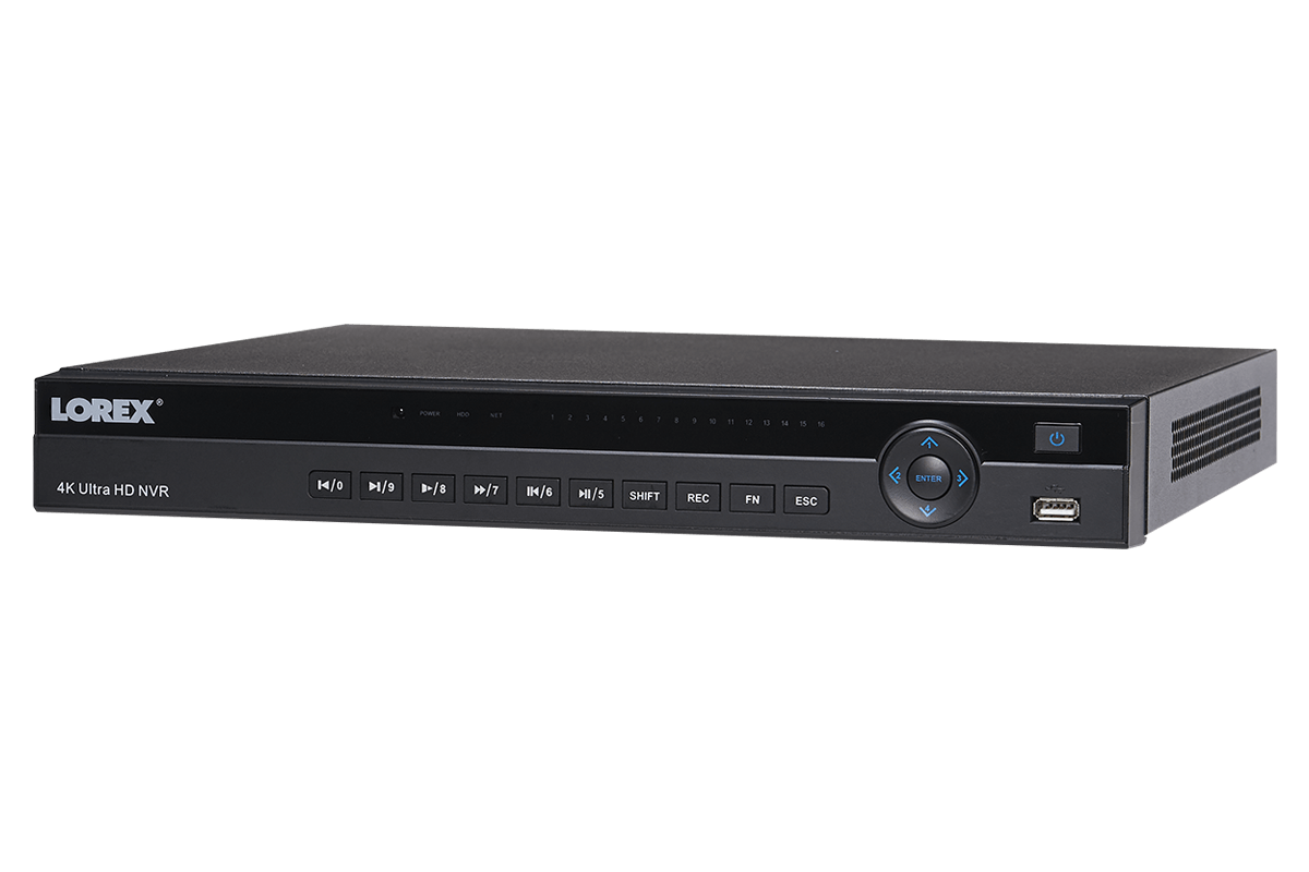 4K Ultra HD 8 Channel Security NVR, 2TB Hard Drive, POE, Records 4K (4 x 1080p) at 30FPS with Audio Recording