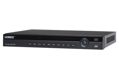 4K Ultra HD 8 Channel Security NVR, 2TB Hard Drive, POE, Records 4K (4 x 1080p) at 30FPS with Audio Recording