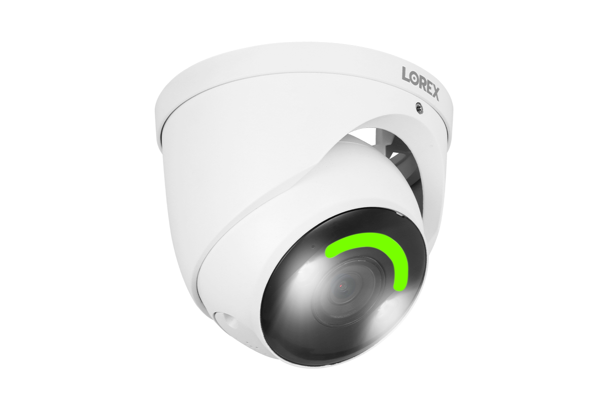 Lorex Fusion 4K 16 Camera Capable (8 Wired and 8 Wi-Fi) 2TB Wired NVR System with Dome Cameras Featuring Smart Security Lighting