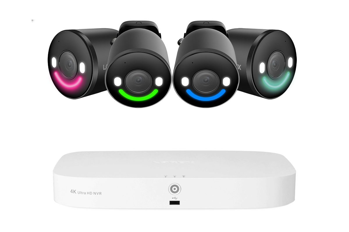 Lorex Fusion 4K 16 Camera Capable (8 Wired and 8 Wi-Fi ) 2TB NVR System with Spotlight Indoor/Outdoor Wi-Fi 6 Security Cameras - Black 4