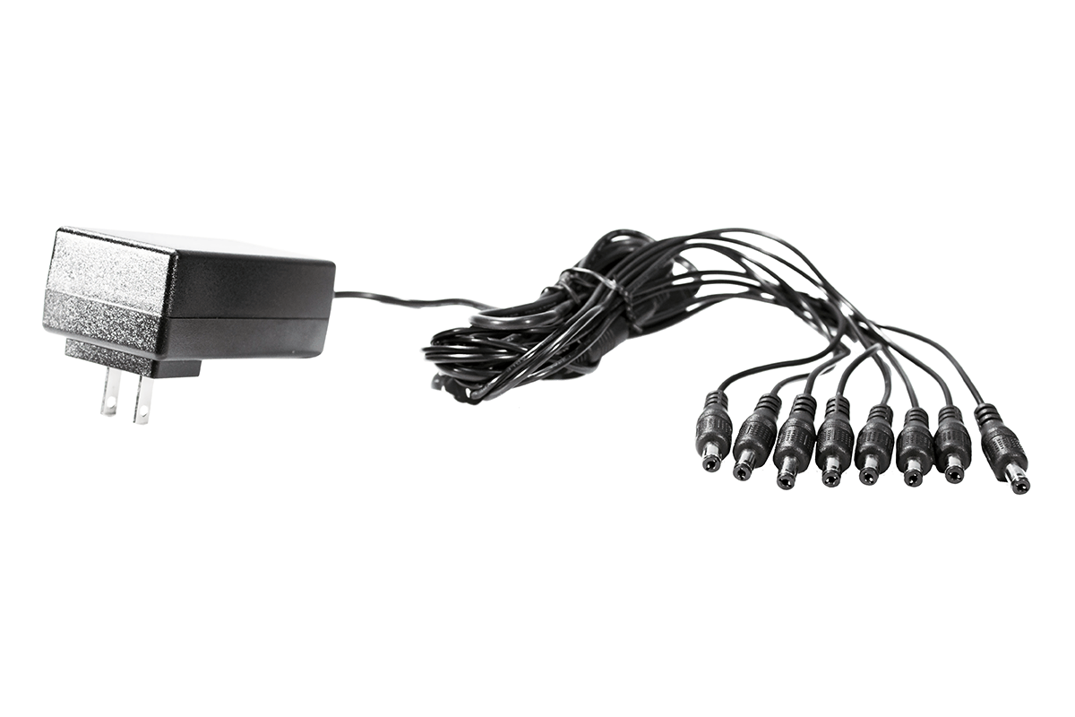 8-in-1 security camera power adapter