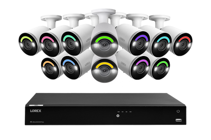 Lorex Fusion Series 4K 16 Camera Capable (Wired or Fusion Wi-Fi) 4TB Wired NVR System with Wired 4K IP Bullet Cameras - 12