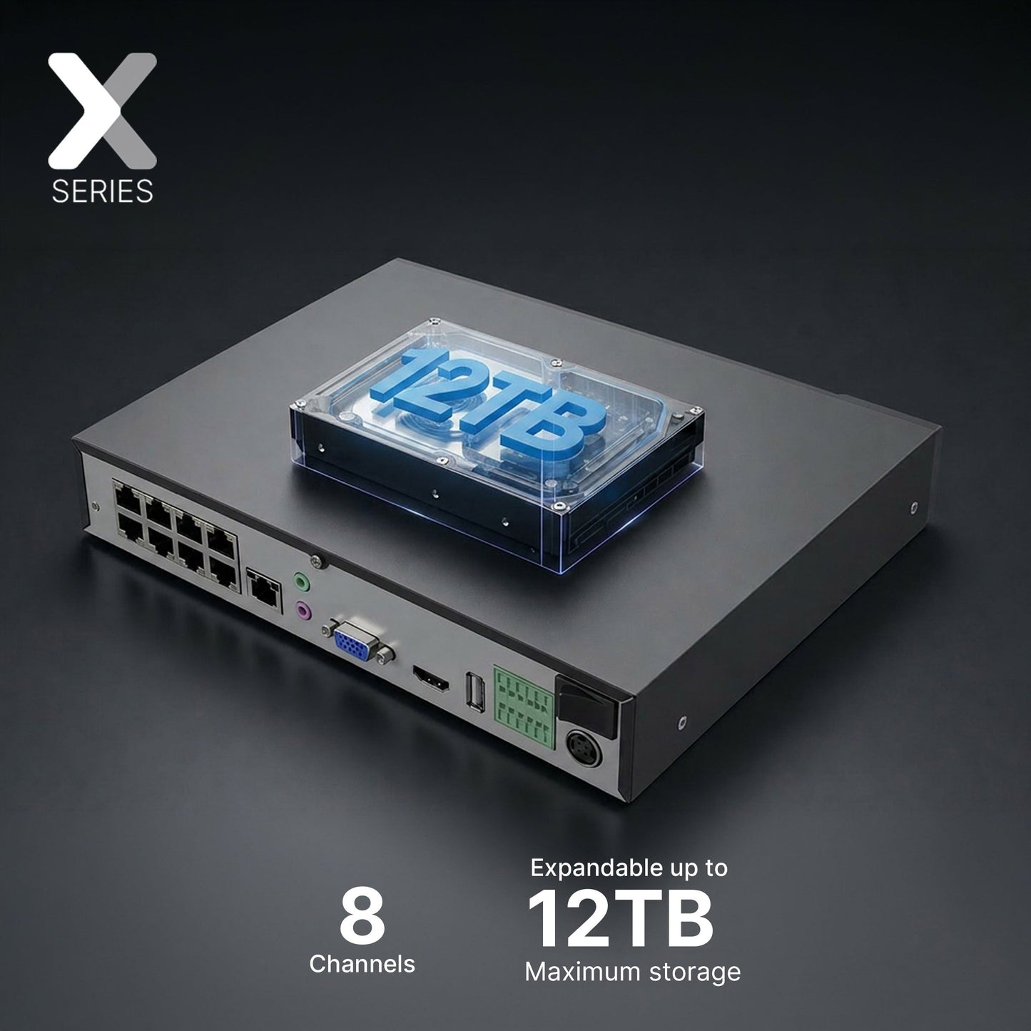 Lorex Connect XC 4K 8-Channel Commercial NVR - 2TB