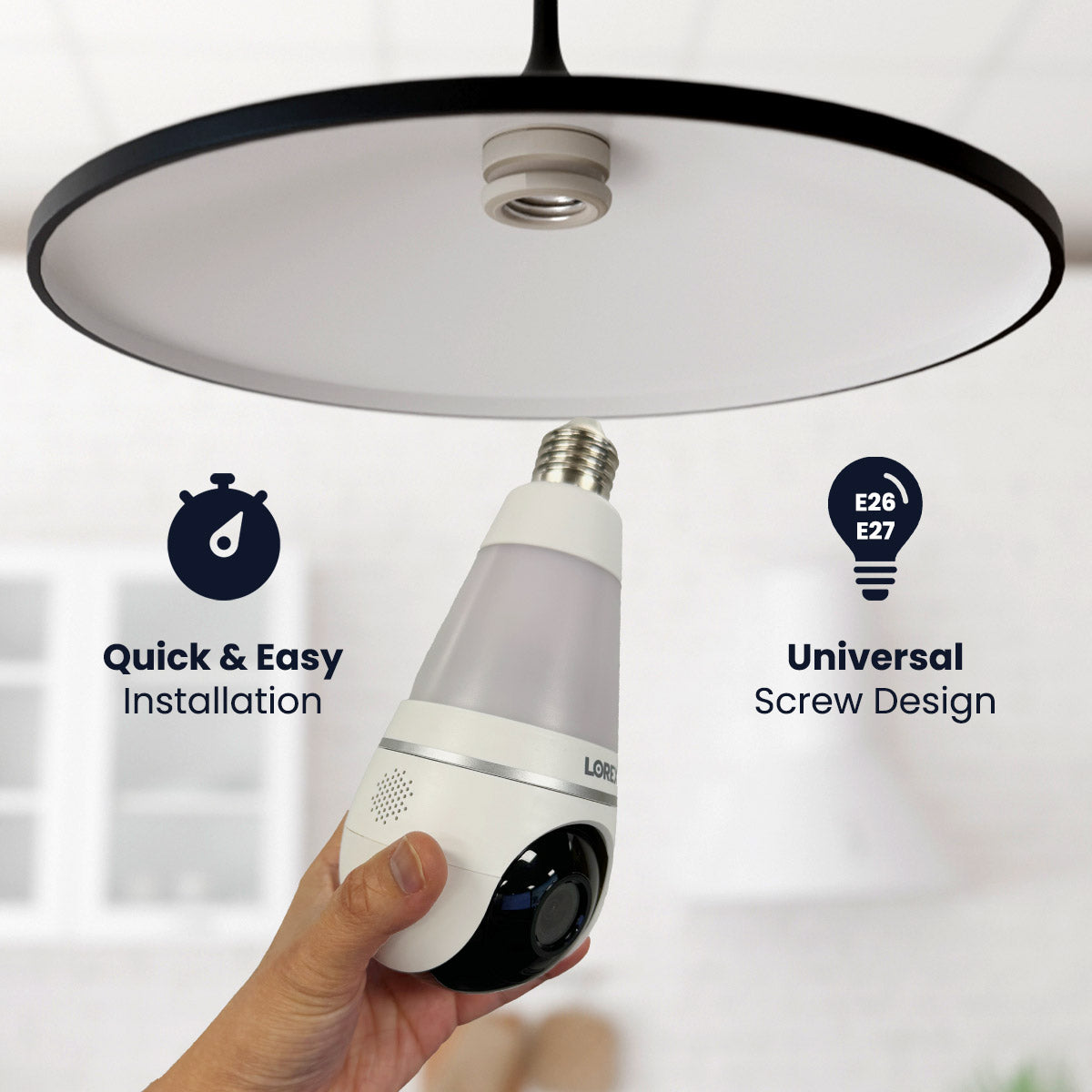 Lorex 2K Wi-Fi Smart Lightbulb Camera – Lorex Corporation US