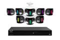 Lorex Fusion Series 4K 16 Camera Capable (Wired or Fusion Wi-Fi) 4TB Wired NVR System with H20 IP Dual Lens Cameras