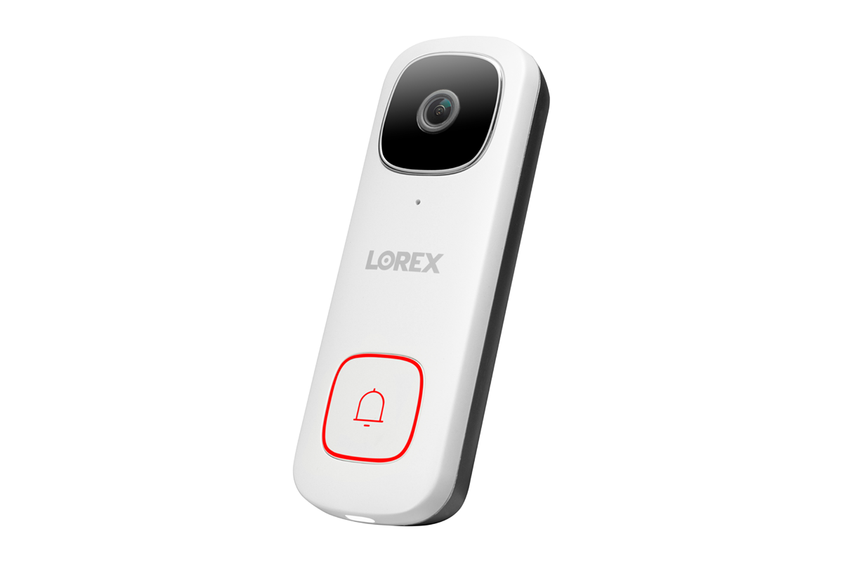Lorex 2K Wi-Fi Video Doorbell (Wired, 32GB)