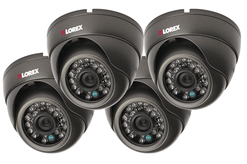 Outdoor security camera varifocal 700TVL domes - 4 Pack
