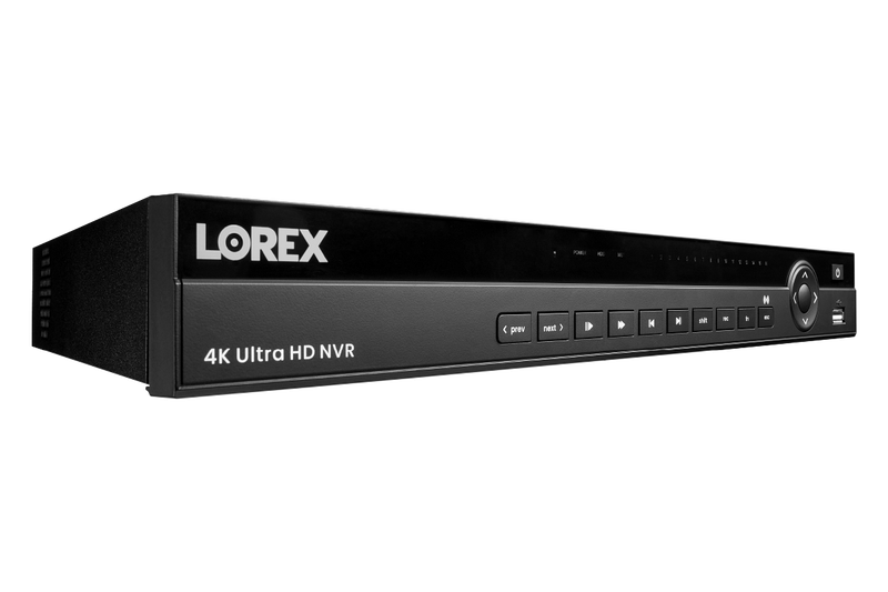 Lorex 4K (32 Camera Capable) Pro Series 8TB NVR with 16 Channel PoE Switch