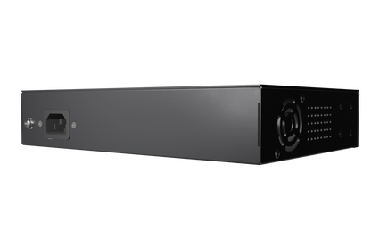 Lorex 8-Port Ethernet Gigabit Ethernet PoE+ Unmanaged Switch with 120W PoE Budget