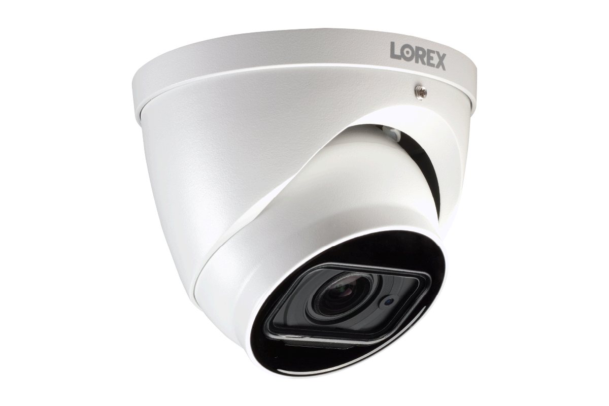 4K Ultra HD Motorized Varifocal Dome Security Camera with Color Night Vision