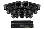 Lorex 4K (32 Camera Capable) Wired NVR System with Nocturnal 3 Smart IP Dome Cameras Featuring Motorized Varifocal Lens and 30FPS Recording