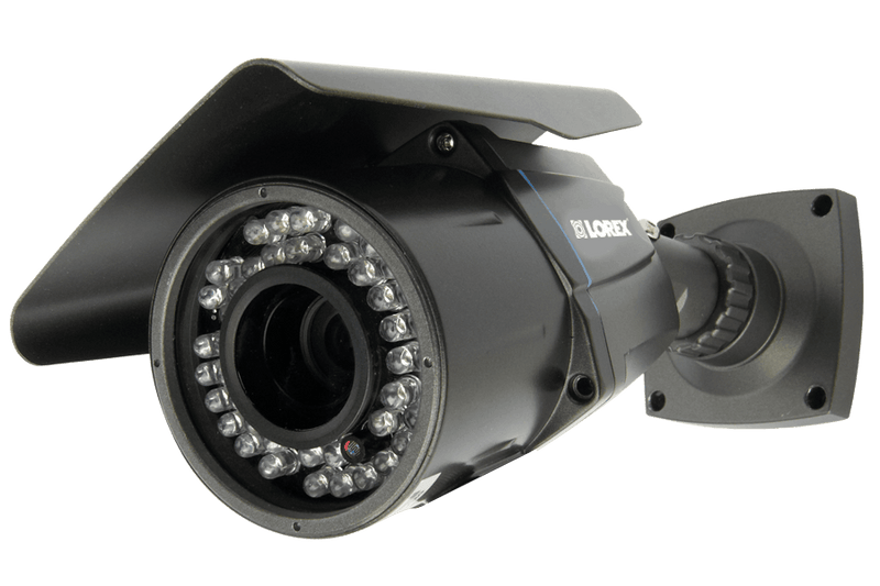 Outdoor Security Camera with Varifocal Zoom Lens - 165FT Night Vision