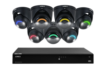 Lorex Fusion Series 4K 16 Camera Capable (Wired or Fusion Wi-Fi) 4TB Wired NVR System with Seven H16 IP Dome Cameras - Amazon