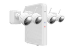 2K Wire-Free System with 4 Battery-Operated Active Deterrence Cameras and Person Detection