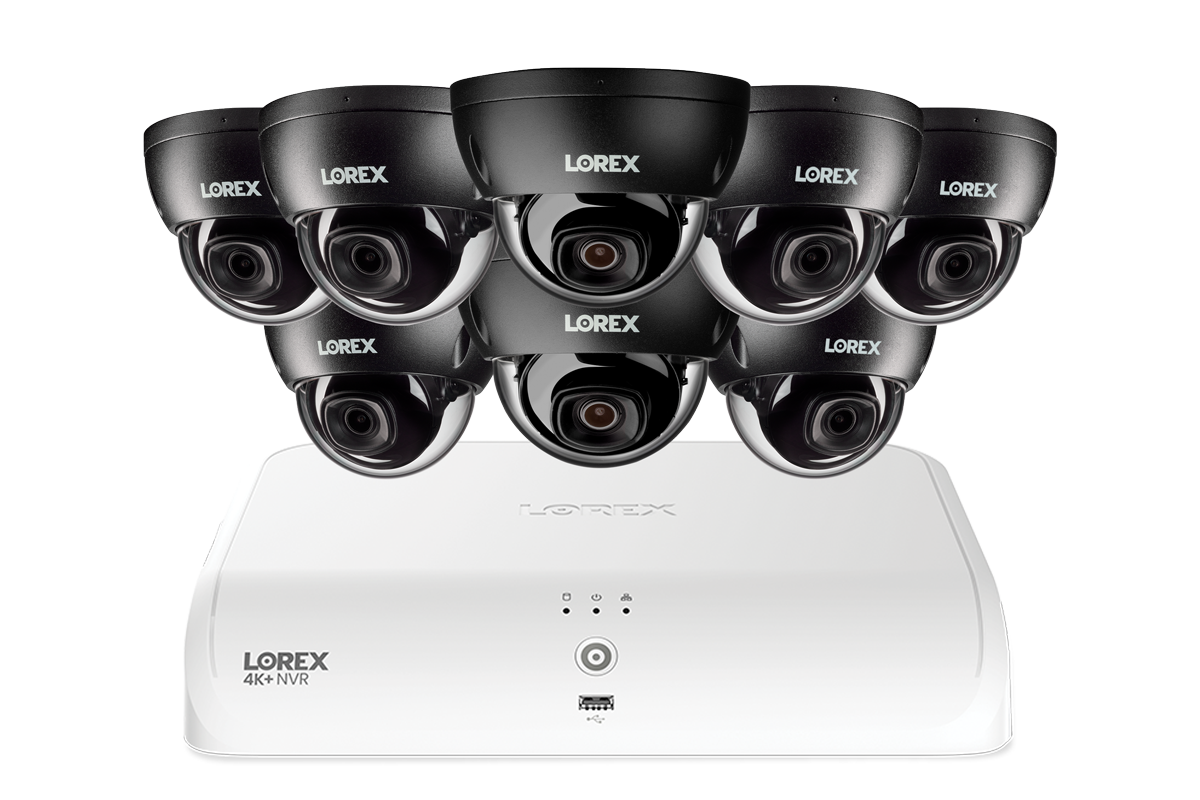 Lorex Fusion Series 4K+ 16 Channel (8 Wired + 8 Fusion Wi-Fi) 2TB Wired System with A10 Wired 4K IP Turret Cameras