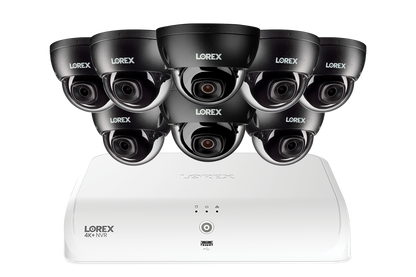 Lorex Fusion Series 4K+ 16 Channel (8 Wired + 8 Fusion Wi-Fi) 2TB Wired System with A10 Wired 4K IP Turret Cameras