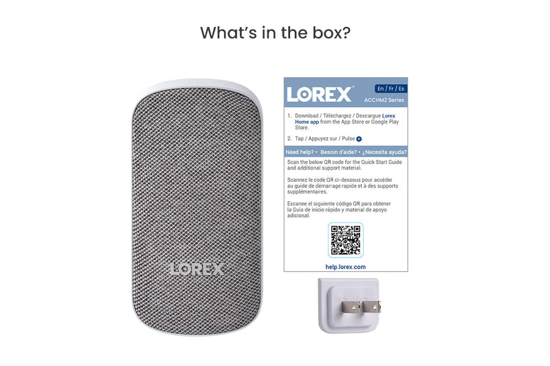Lorex 1080p Wi-Fi Video Doorbell (Wired) with Wi-Fi Chimebox