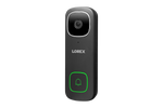 2K Wi-Fi Video Doorbell with Person Detection (Wired) - Black (Single)