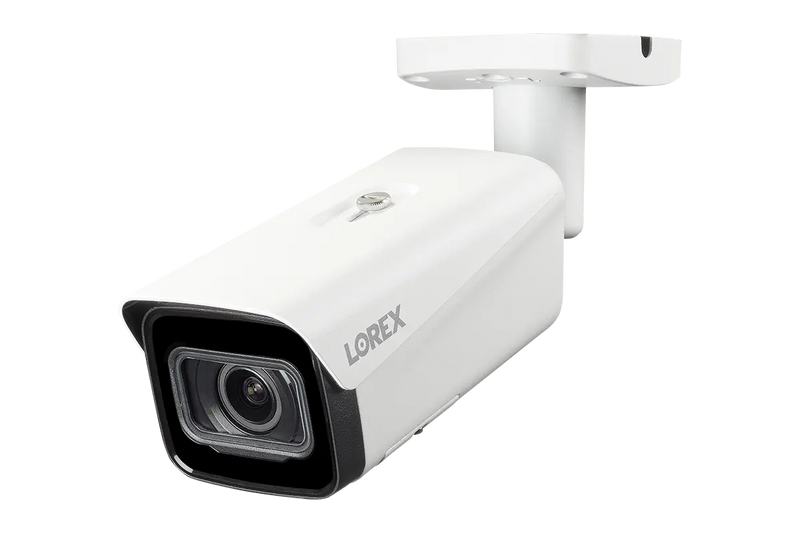 Lorex 4K Nocturnal IP Wired Bullet Camera with Motorized Varifocal Lens - White(Single)