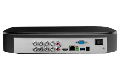 4K Ultra HD 8 Channel Digital Video Recorder with Smart Motion Detection and Smart Home Voice Control, 1TB HDD