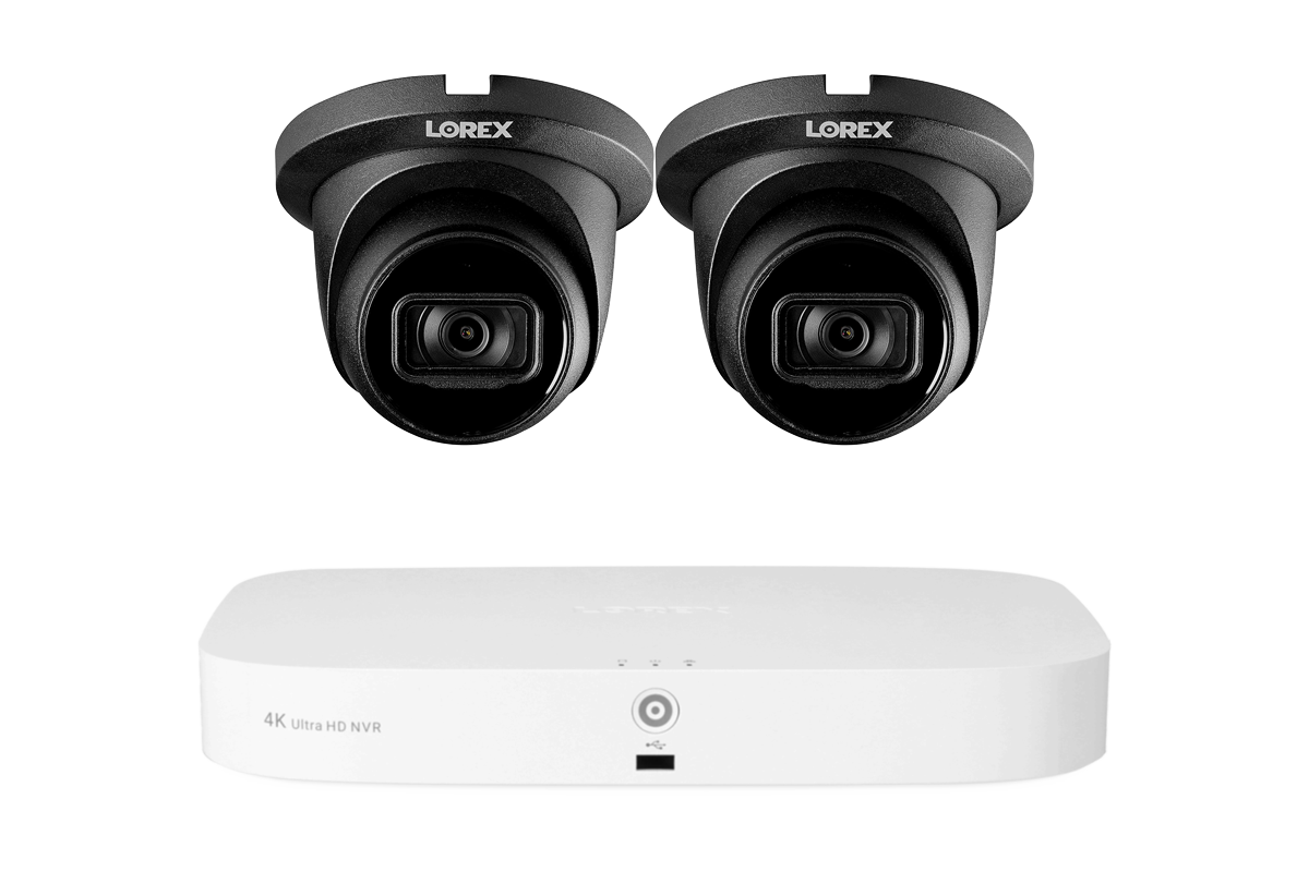 Lorex Fusion Series 4K 16 Camera Capable (8 Wired + 8 Fusion Wi-Fi) 2TB Wired NVR System with A14 IP Dome Cameras