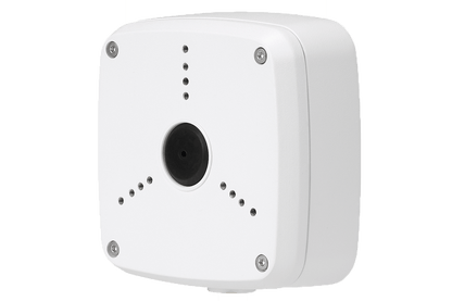 Outdoor Square Junction Box for 3 Screw Base Cameras (Metal)
