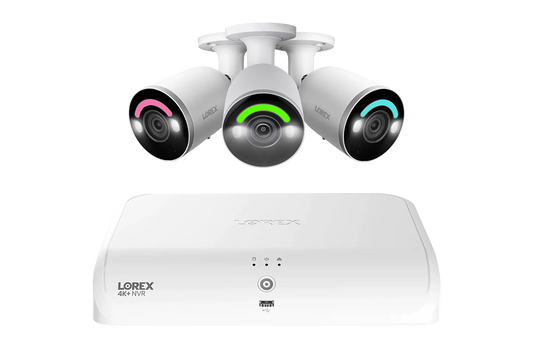 Lorex Fusion Series 4K 16 Channel (8 Wired + 8 Fusion Wi-Fi) 2TB Wired System with H12 Wired 4K IP Bullet Cameras (Amzon)