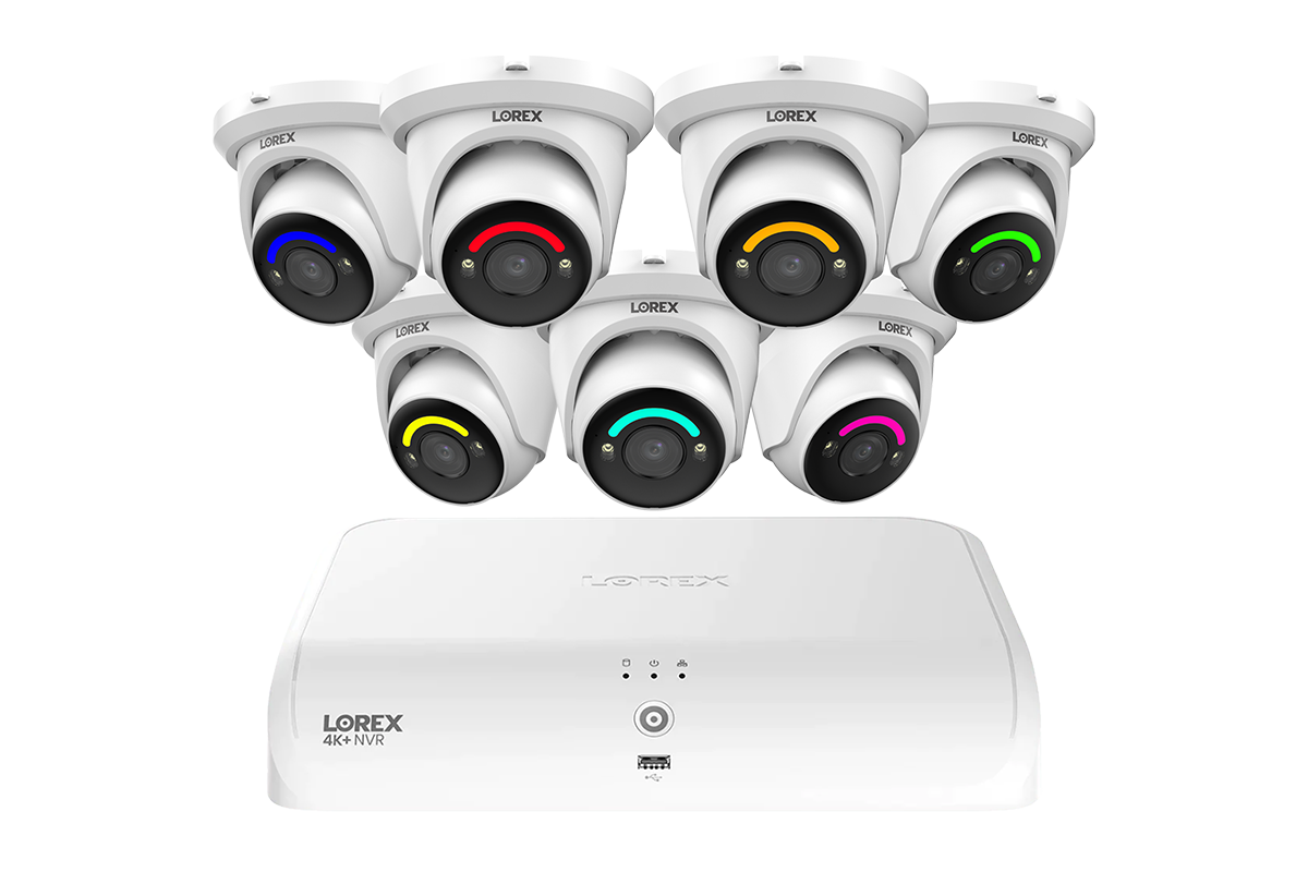Lorex Fusion Series 4K 16 Channel (8 Wired + 8 Fusion Wi-Fi) 2TB Wired System with H12 Wired 4K IP Dome Cameras (Amazon)