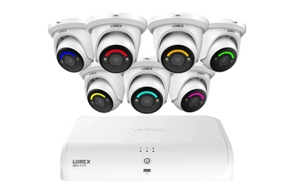 Lorex Fusion Series 4K 16 Channel (8 Wired + 8 Fusion Wi-Fi) 2TB Wired System with H12 Wired 4K IP Dome Cameras (Amazon)