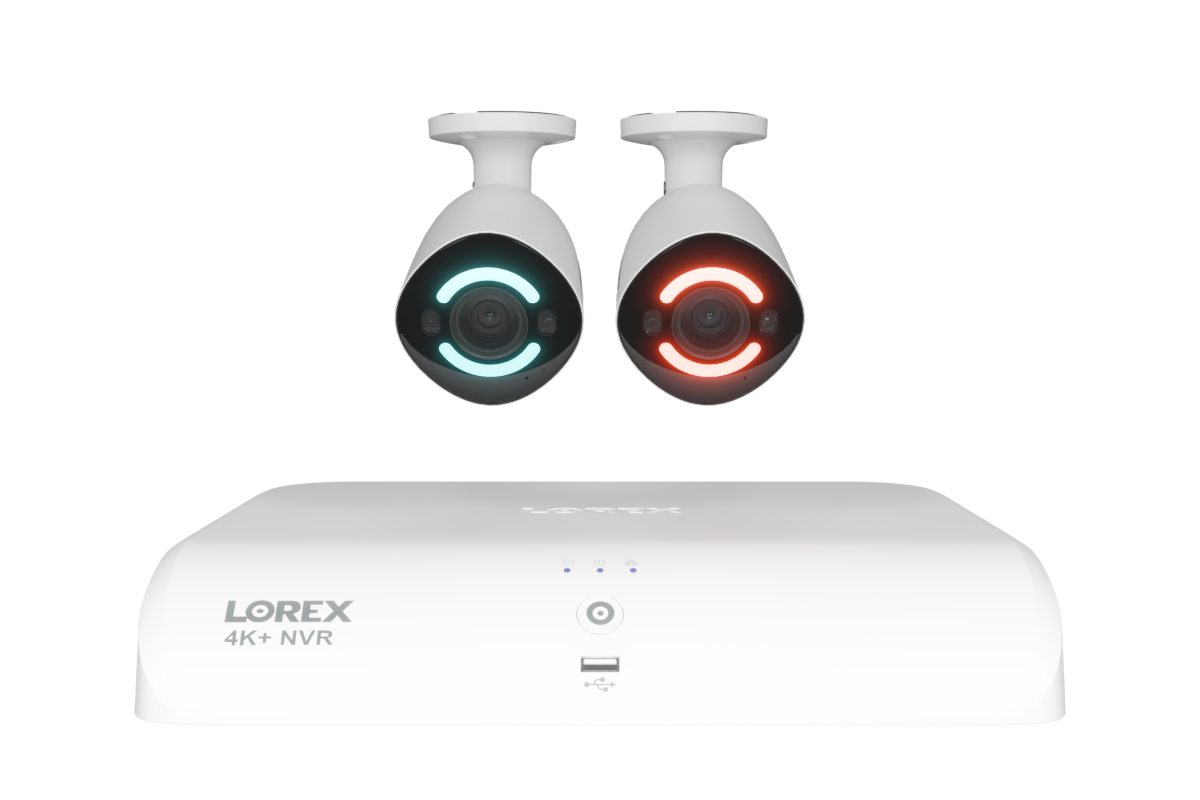 4K+ (12MP) IP Security Cameras with 16-Channel (8 Wired, 8 Wi-Fi) Fusion Recorder