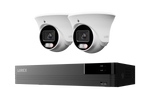 Lorex Connect U Series 4K 8-Channel Wired NVR System with U3 2K+ PoE Turret Cameras - 2TB